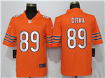 Chicago Bears #89 Mike Ditka Orange Vapor Limited Jersey