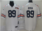 Chicago Bears #89 Mike Ditka 2019 Alternate White 100th Season Classic Limited Jersey