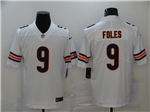 Chicago Bears #9 Nick Foles White Vapor Limited Jersey
