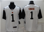 Cincinnati Bengals #1 Ja'Marr Chase White Alternate Vapor Limited Jersey