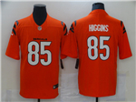 Cincinnati Bengals #85 Tee Higgins 2021 Orange Vapor Limited Jersey