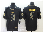 Cincinnati Bengals #9 Joe Burrow Black Gold Vapor Limited Jersey