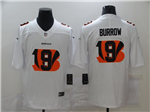 Cincinnati Bengals #9 Joe Burrow White Shadow Logo Limited Jersey