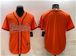 Cincinnati Bengals Orange Baseball Cool Base Team Jersey