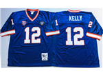 Buffalo Bills #12 Jim Kelly 1994 Throwback Blue Jersey