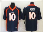Denver Broncos #10 Jerry Jeudy Blue Vapor Limited Jersey