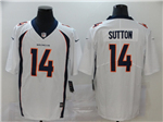 Denver Broncos #14 Courtland Sutton White Vapor Limited Jersey