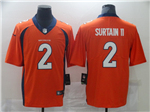 Denver Broncos #2 Pat Surtain II Orange Vapor Limited Jersey
