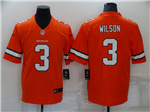 Denver Broncos #3 Russell Wilson Orange Color Rush Limited Jersey