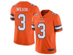 Denver Broncos #3 Russell Wilson Youth Orange Color Rush Limited Jersey