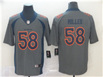 Denver Broncos #58 Von Miller Gray Inverted Limited Jersey