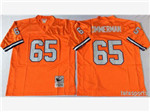 Denver Broncos #65 Gary Zimmerman Throwback Orange Jersey