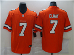 Denver Broncos #7 John Elway Orange Color Rush Limited Jersey