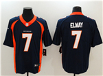 Denver Broncos #7 John Elway Blue Vapor Limited Jersey