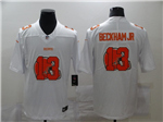 Cleveland Browns #13 Odell Beckham Jr. White Shadow Logo Limited Jersey