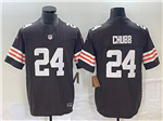 Cleveland Browns #24 Nick Chubb Brown Vapor F.U.S.E. Limited Jersey