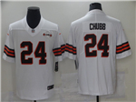 Cleveland Browns #24 Nick Chubb White 1946 Collection Vapor Limited Jersey