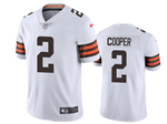 Cleveland Browns #2 Amari Cooper White Vapor Limited Jersey