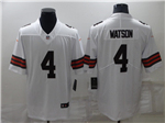 Cleveland Browns #4 Deshaun Watson Youth White Vapor Limited Jersey