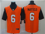 Cleveland Browns #6 Baker Mayfield Orange City Edition Limited Jersey