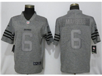 Cleveland Browns #6 Baker Mayfield Gray Gridiron Gray Limited Jersey