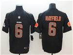 Cleveland Browns #6 Baker Mayfield Black Vapor Impact Limited Jersey