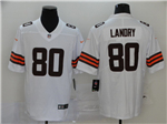 Cleveland Browns #80 Jarvis Landry 2020 White Vapor Limited Jersey