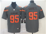 Cleveland Browns #95 Myles Garrett Gray Inverted Limited Jersey