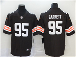 Cleveland Browns #95 Myles Garrett 2020 Brown Vapor Limited Jersey