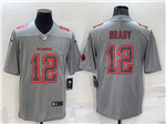 Tampa Bay Buccaneers #12 Tom Brady Gray Atmosphere Fashion Limited Jersey