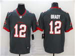 Tampa Bay Buccaneers #12 Tom Brady 2020 Gray Vapor Limited Jersey