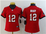 Tampa Bay Buccaneers #12 Tom Brady Women's 2020 Red Vapor Limited Jersey