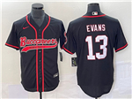 Tampa Bay Buccaneers #13 Mike Evans Black Baseball Cool Base Jersey