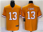 Tampa Bay Buccaneers #13 Mike Evans Orange Throwback Vapor Limited Jersey