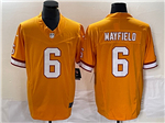 Tampa Bay Buccaneers #6 Baker Mayfield Orange Throwback Vapor F.U.S.E. Limited Jersey