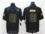 Tampa Bay Buccaneers #81 Antonio Brown 2020 Black Camo Salute To Service Limited Jersey