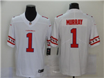 Arizona Cardinals #1 Kyler Murray White Team Logos Fashion Limited Jersey