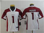 Arizona Cardinals #1 Kyler Murray Youth White Vapor Limited Jersey