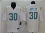 Los Angeles Chargers #30 Austin Ekeler White Vapor Limited Jersey