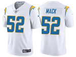 Los Angeles Chargers #52 Khalil Mack White Vapor Limited Jersey
