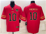 Kansas City Chiefs #10 Isaih Pacheco Red Gold Vapor Limited Jersey