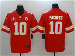 Kansas City Chiefs #10 Isaih Pacheco Red Super Bowl LVIII Limited Jersey