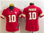 Kansas City Chiefs #10 Isaih Pacheco Women's Red Vapor Limited Jersey