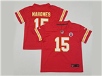 Kansas City Chiefs #15 Patrick Mahomes Toddler Red Vapor Limited Jersey