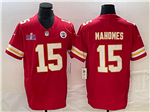 Kansas City Chiefs #15 Patrick Mahomes Red Super Bowl LVIII F.U.S.E. Limited Jersey