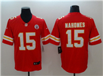 Kansas City Chiefs #15 Patrick Mahomes Youth Red Vapor Limited Jersey