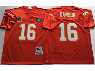 Kansas City Chiefs #16 Len Dawson 1994 Throwback Red Jersey