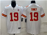 Kansas City Chiefs #19 Kadarius Toney White Vapor Limited Jersey