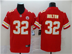 Kansas City Chiefs #32 Nick Bolton Red Vapor Limited Jersey
