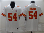 Kansas City Chiefs #54 Nick Bolton White Vapor Limited Jersey